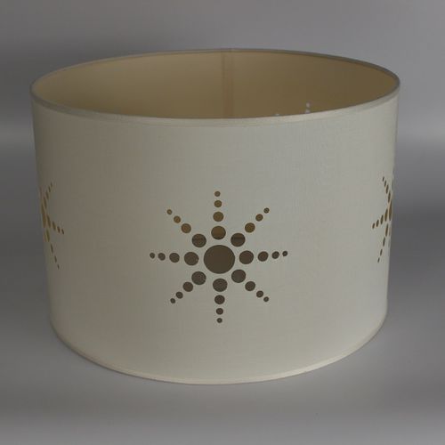 Abat-jour contemporain - T019 - IPSILON PARALUMI - en tissu / fait main / ignifuge