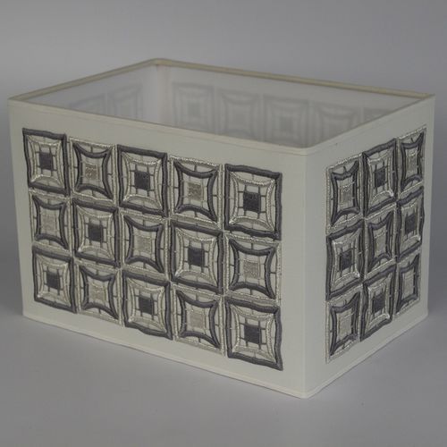 Abat-jour contemporain - M007 - IPSILON PARALUMI - en tissu / fait main / sur mesure