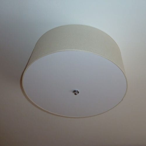 Plafonnier contemporain - M028 - IPSILON PARALUMI - rond / en tissu / halogène