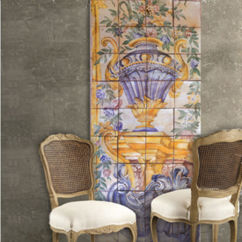 Carrelage en céramique - I FASTI DEL GATTOPARDO PANNELLO MAIOLICA - SCIANNA CERAMICHE - d'intérieur / mural / à motif