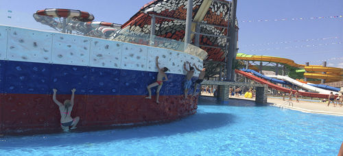 Mur d'escalade fixe - SPLASH - BELLAGIO GROUP - pour aire de jeux