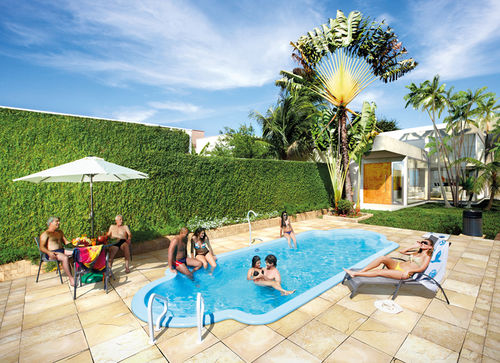 Piscine d'extérieur - ROMA - BELLAGIO GROUP - enterrée / en fibre de verre
