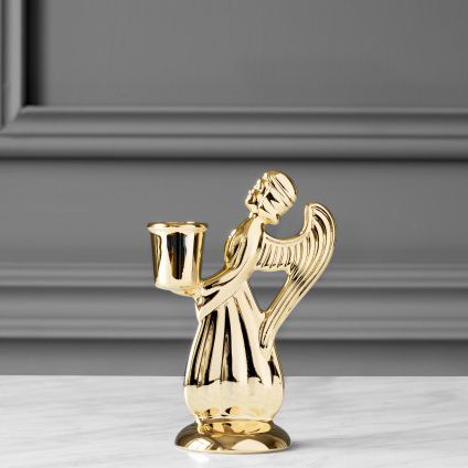 Bougeoir en laiton plaqué or - THE GUARDIAN ANGEL - SKULTUNA