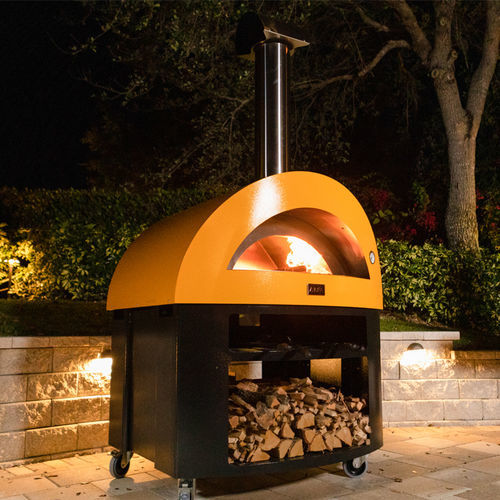 Four à pizza professionnel - MODERNO 5 Pizze - Alfa Forni - à gaz / à bois / à chariot
