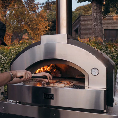 Four à pizza professionnel - QUICK 2 Pizze - Alfa Forni - à gaz / à bois / compact