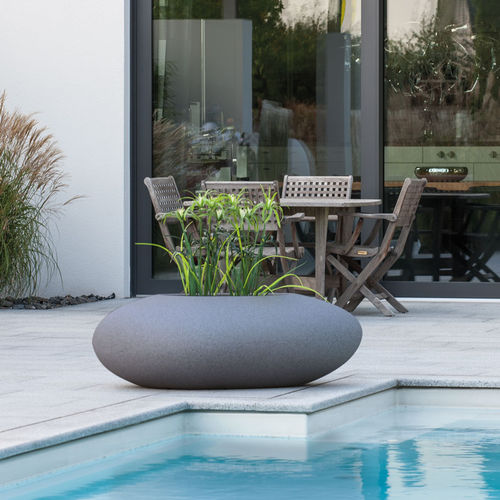 Jardinière en polyéthylène - STORUS III - Degardo GmbH - ovale / sur mesure / avec éclairage intégré