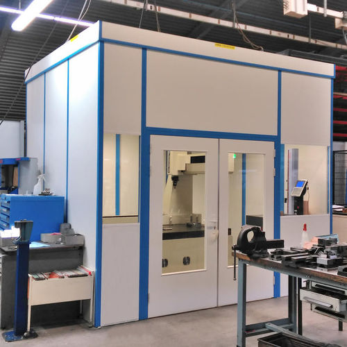 Cloison amovible - PRIMA - AMGE industrie - modulaire / stratifiée / vitrée