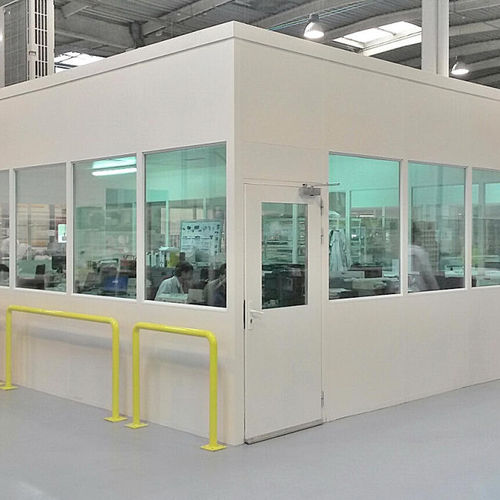 Cloison séparatrice amovible - EXCELIA 3 - AMGE industrie - modulaire / en verre / en acier