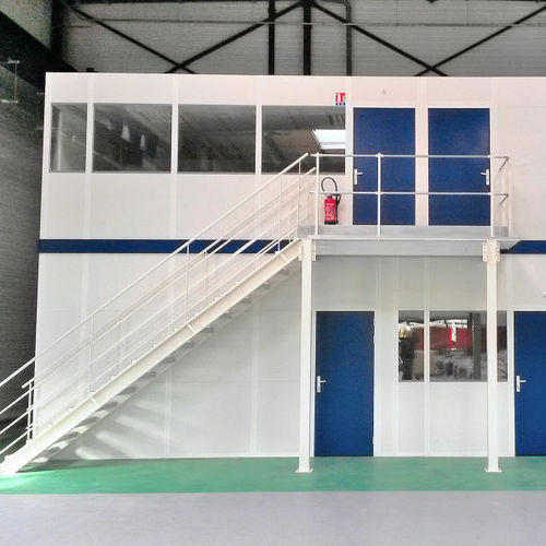 Cabine préfabriquée à usage technique - EXCELIA 2 - AMGE industrie - à usage de bureau / à 2 étages