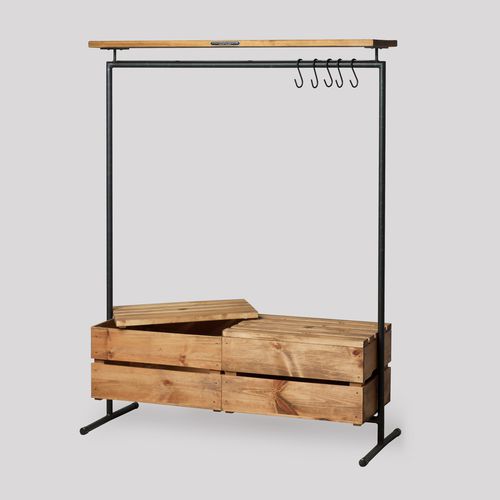 Présentoir pour vêtements - NOODLES NOODLES & NOODLES CORP. - en bois / résidentiel / pour commerce