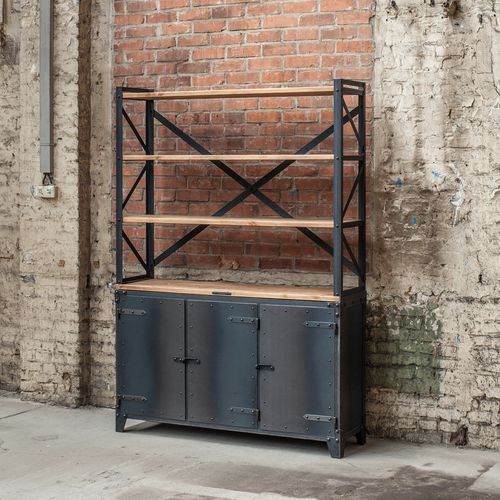 Buffet haut - PX 3 - NOODLES NOODLES & NOODLES CORP. - contemporain / en bois / avec étagère