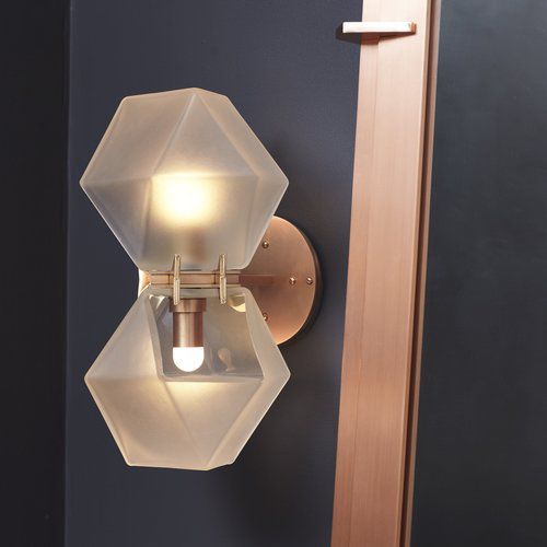 Applique murale contemporaine - WELLES DOUBLE SCONCE - Gabriel Scott - d'intérieur / en métal / à LED