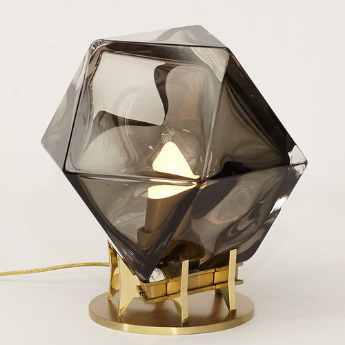 Lampe de table - WELLES - Gabriel Scott - en métal / en verre soufflé / en albâtre