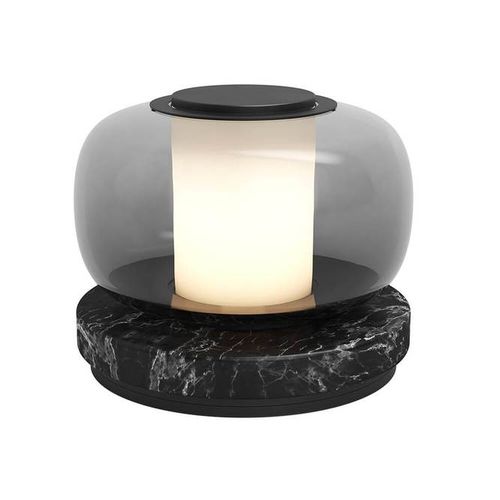 Lampe de bureau - LUNA A - Gabriel Scott - en verre fumé / contemporaine / d'intérieur