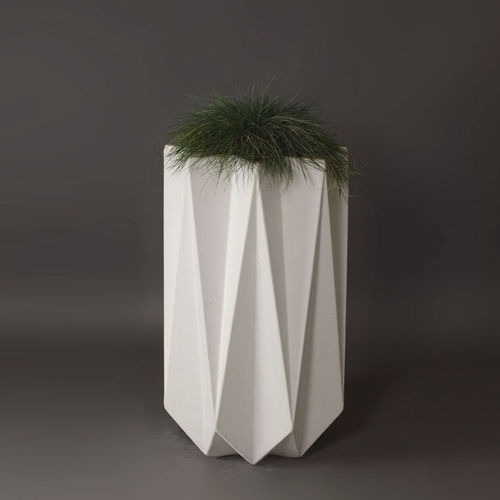 Jardinière en béton fibré - KRONEN 90 - Adam Christopher Design - contemporaine / pour espace public / d'intérieur