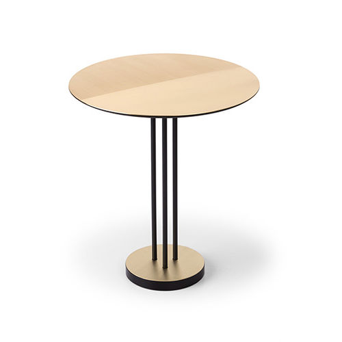 Table d'appoint contemporaine - SATIN - MINGARDO - en laiton / en fer / en cuivre