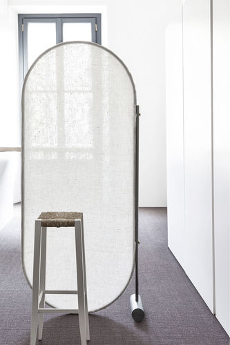 Séparateur d'espace en laiton - SEPARÈ - MINGARDO - en fer / en tissu / d'intérieur