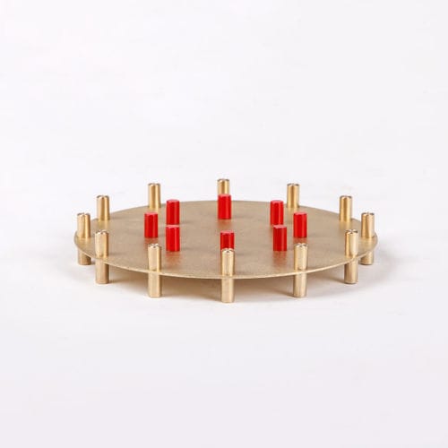 Dessous de plat en laiton - ELEMENTA - MINGARDO - en fer / rond