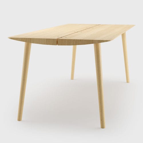 Table contemporaine - NIKA - MITJA - en bois massif / rectangulaire