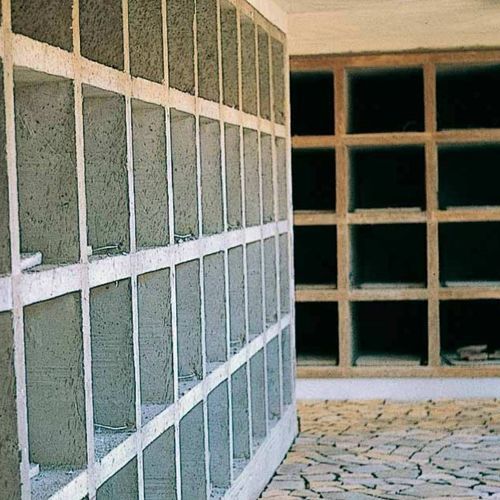 Coffrage modulaire - CEMETERY NICHES - Arbloc srl - en polystyrène / pour mur / pour niche funéraire