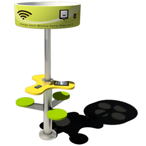 Station de recharge pour téléphone portable - INDOOR - Usbe charger - de voirie / solaire / urbaine