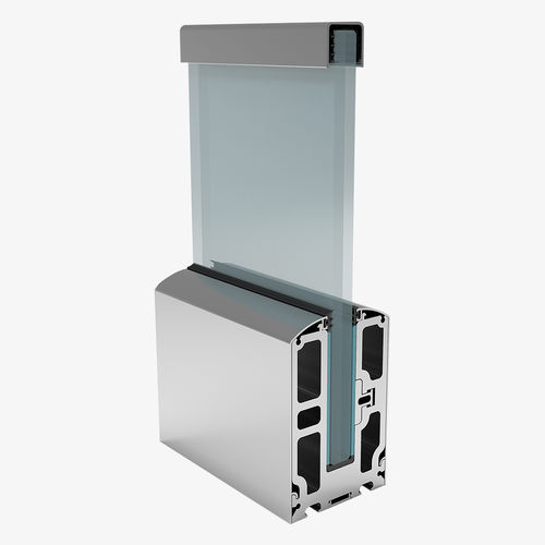 Garde-corps en verre - SMARTBASE 80-125  - ARFEN - en aluminium / à panneaux en verre / d'intérieur