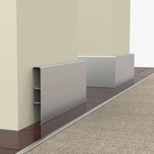 Plinthe en aluminium - ASP122 - ARFEN - pour cablage électrique