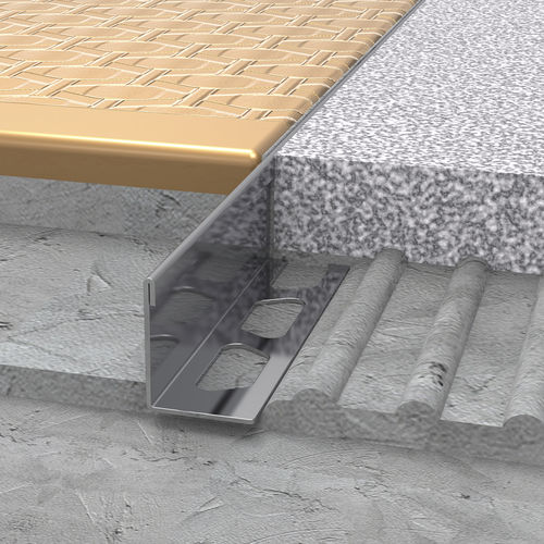 Profilé de séparation en inox - SB07-01 - ARFEN - pour carrelage