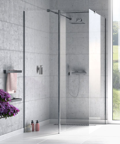 Paroi de douche fixe - ORIGIN WALK IN: 11915 SERIES - Aqualux Bathroom Design - d'angle