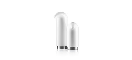 Distributeur de savon résidentiel - eva solo - à poser / en plastique / en acier inoxydable