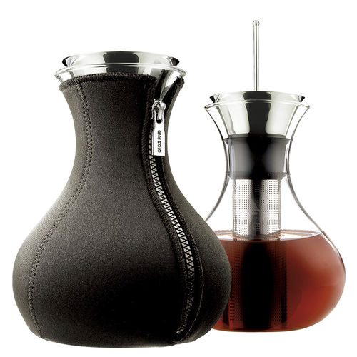 Théière en néoprène® - eva solo - en silicone / en acier inoxydable / en verre borosilicaté
