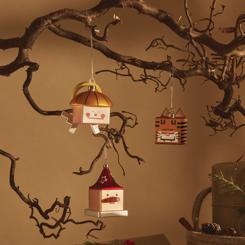 Décoration de Noël en acier inoxydable - Quadratigra - ALESSI S.P.A. - résidentielle
