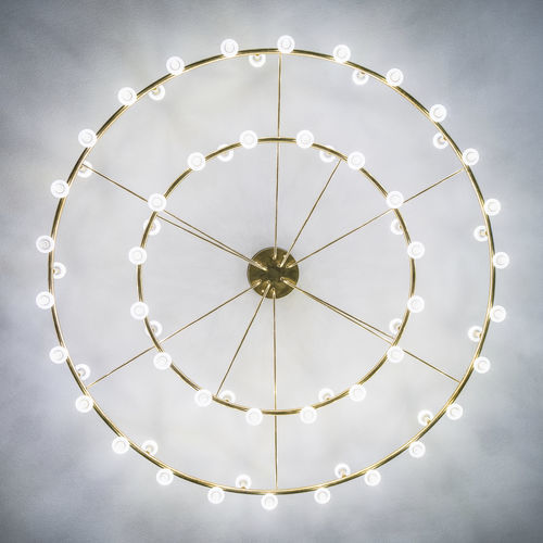 Lustre contemporain - Stardust  - ORSJO - en laiton / en verre / 12 ampoules