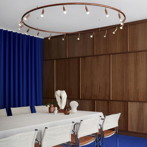 Lustre contemporain - Star  - ORSJO - en laiton nickelé / en laiton / en cuivre