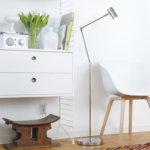 Lampe sur pied - Minipoint  - ORSJO - en métal chromé / en métal laqué / contemporaine