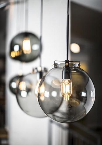 Suspension - COPPOLA - Ruben Lighting - en verre / contemporaine / d'intérieur