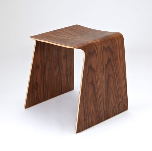 Tabouret contemporain - FLIGHT  - Isokon Plus - en chêne / en noyer / en bouleau