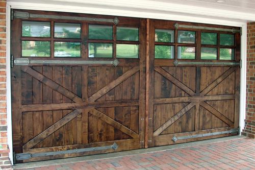 Porte de garage battante - MORGAN CARRIAGE - AppWood - en bois / manuelle