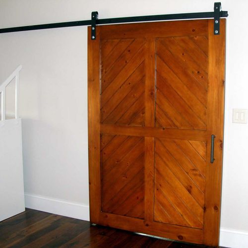 Porte d'intérieur - AppWood - en bois / coulissante / pleine