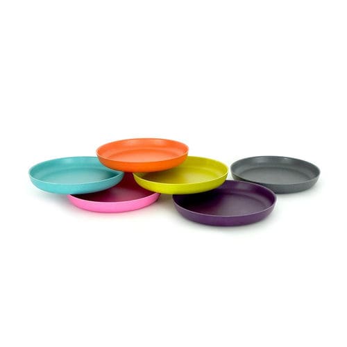Assiette à dessert - KIDS SMALL - Ekobo - ronde / en mélamine alimentaire / en fibre de bambou