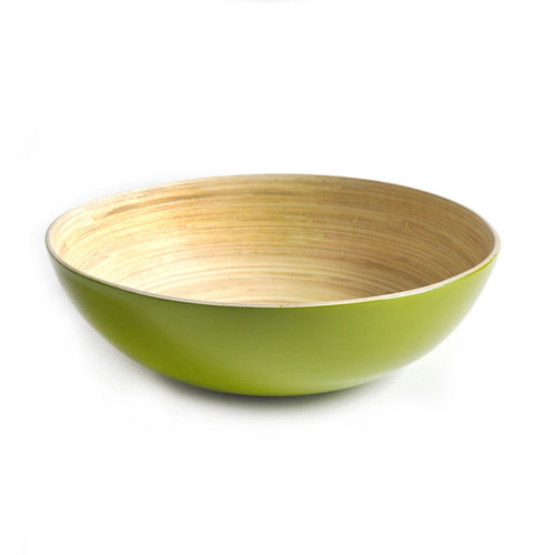 Bol à Salade Et Pinces Ekobo – Bambou Naturel – Neuf, Design Écolo