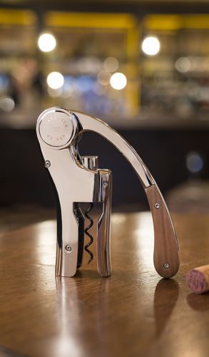 Tire-bouchon professionnel - OENO MOTION® WOOD & CHROME - L’Atelier du Vin
