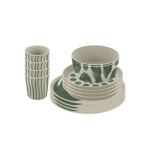 Service de table en thermoplastique - CONNECT SET MONSTERA - Koziol - résidentiel / professionnel