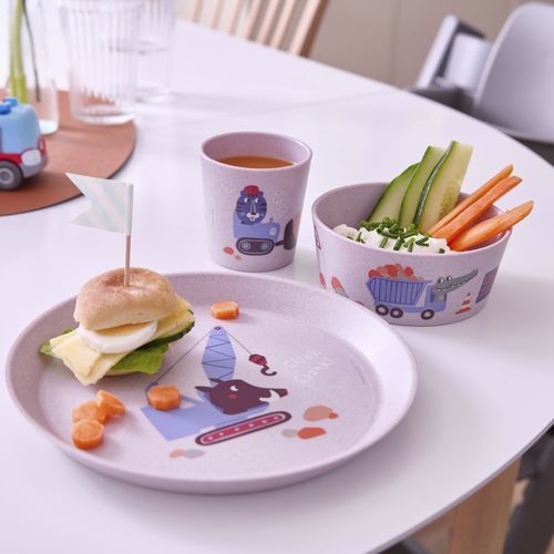 Service de table en thermoplastique - CONNECT TRUCKS - Koziol - résidentiel