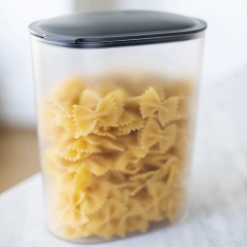 Boîte de rangement en plastique - CONNECT OVAL  - Koziol - avec couvercle / de cuisine