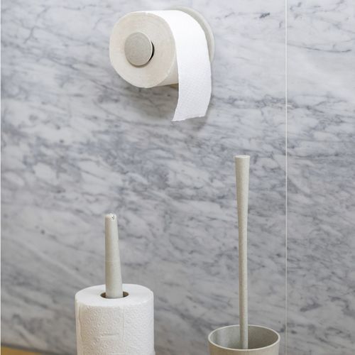 Porte-rouleau WC mural - PLUG'N'ROLL - Koziol - en plastique / résidentiel