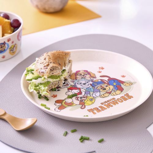 Assiette plate - CONNECT PAW PATROL - Koziol - ronde / en thermoplastique / à motif