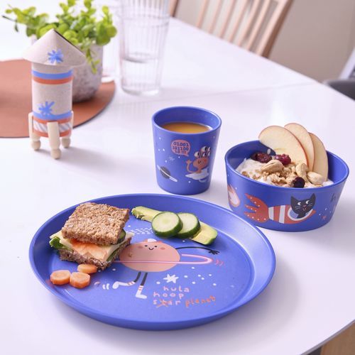 Service de table pour enfant - CONNECT SPACE - Koziol - en thermoplastique / résidentiel