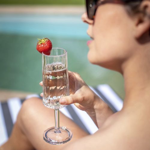 Flûte à champagne en verre - SUPERGLAS CLUB No. 14 - Koziol - professionnelle
