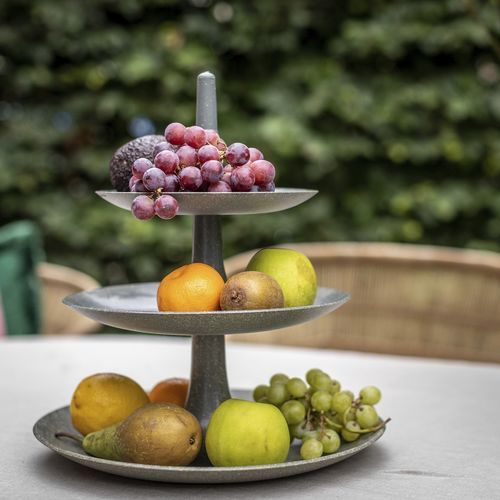 Présentoir alimentaire - BABELL L - Koziol - à poser / en plastique recyclé / 2 étagères